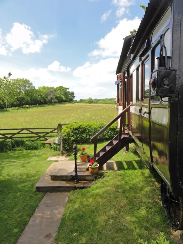 Side of Camping Coach